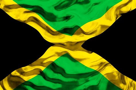 Premium Photo National Flag Of Jamaica Background With Flag Of Jamaica