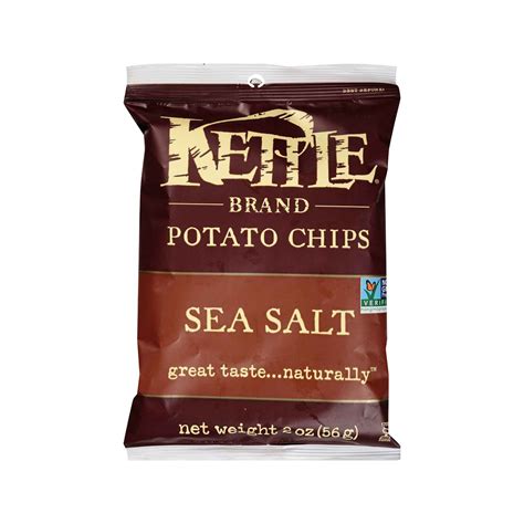 Kettle Brand Sea Salt (Lightly Salted) Potato Chips 56g Gan Teck Kar ...