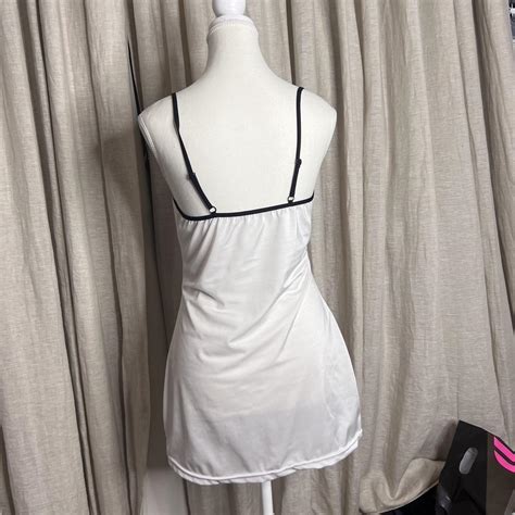 White Sheer Lingerie Top Dress Could Be A Really Depop
