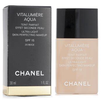 Chanel - Vitalumiere Aqua Ultra Light Skin Perfecting Make Up SPF15 ...