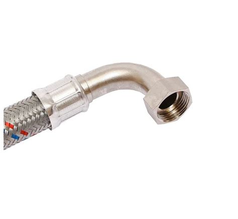 Uni-Fitt Гибкая подводка антивибрационная НВ 1" угловая, 60 см, DN 25 ...