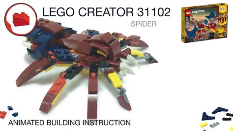 Lego Spider Moc Tutorial Lego Creator 31102 Alternative Build