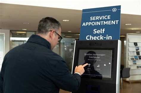 Volkswagen retailers introduce airport-style digital check-in kiosks