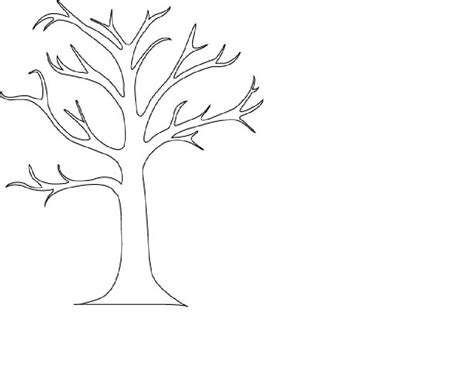 Tree Outline Printable