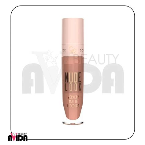 رژ لب مایع مات NUDE LOOK گلدن رز کد آویدا بیوتی