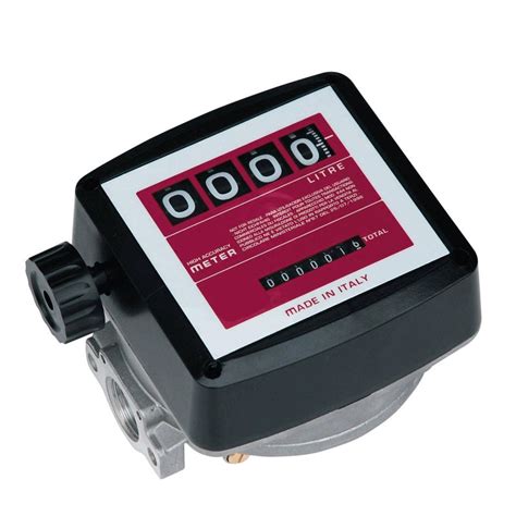 digit mechanical flow meter  diesel italcom
