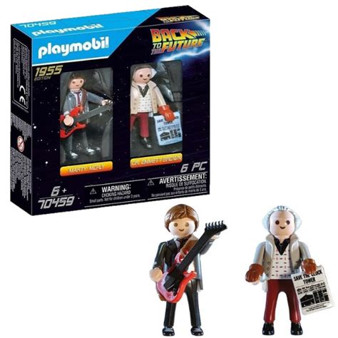 Playmobil 70459 Back To The Future Marty Mcfly Y Doc Brown Vader Toys