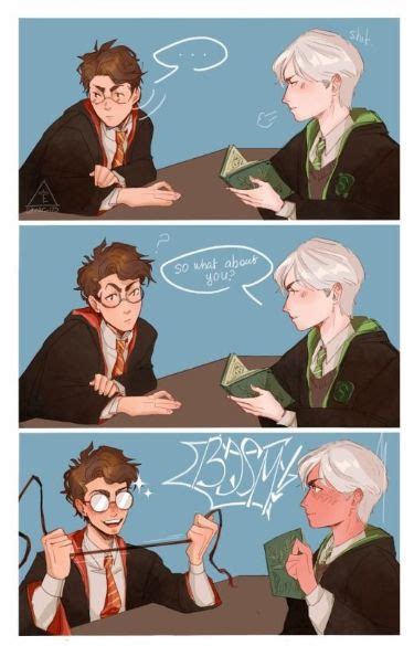Harry Potter And Draco Malfoy Harry Potter Anime Gay Harry Potter Harry Potter Comics