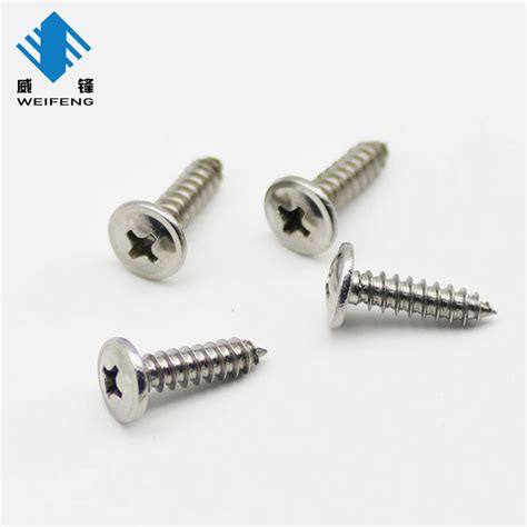 White Zinc Wafer Head Phillips Self Tapping Screws Tek Screw Roofing