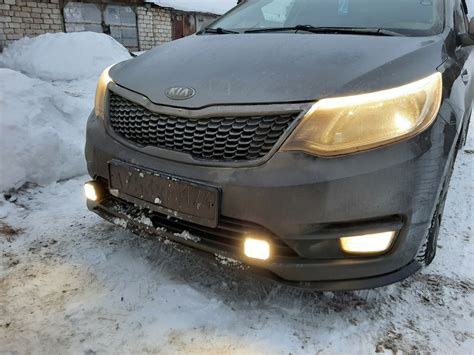 Доп свет или не штатные птф на киа рио 3 рест — KIA Rio (3G), 1,6 л ...