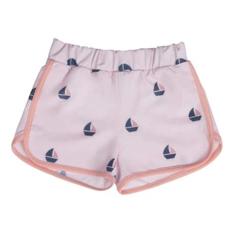 Zoe Bikini Pants Rose Boat Petit Crabe