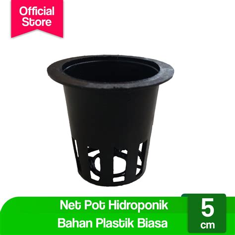 Jual Potme Farm Netpot Hidroponik 5 Cm Hitam Shopee Indonesia