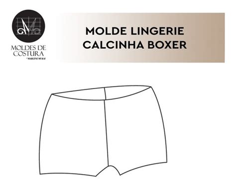 Molde Lingerie Calcinha Boxer By Marlene Mukai Parcelamento Sem Juros