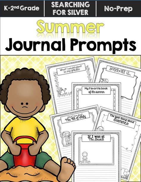 Summer Journal Prompts No Prep Summer Writing Prompts Summer Writing