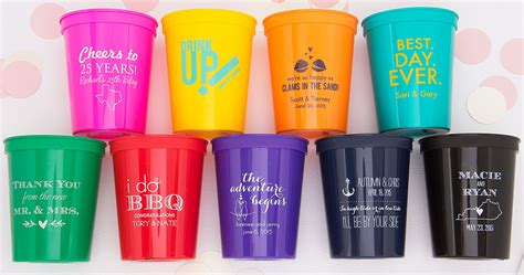 Personalized Party Cups Design Your Own Party Cups Party Cups