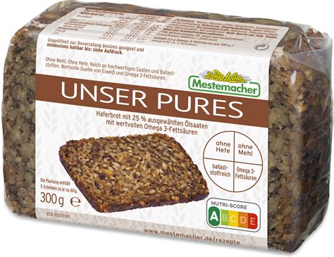 Mestemacher Unser Pures Hafervollkornbrot