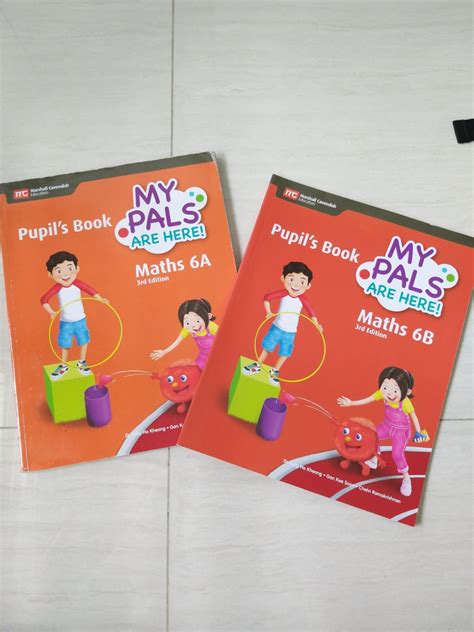 P6 Math Textbooks 6A 6B Pupil S Book My Pals Are Here 3rd Edition