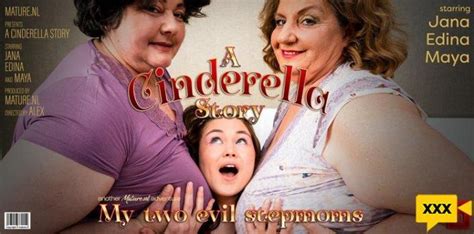 Mature NL Edina Jana Maya Two BBW Stepmoms Use Teeny Babe Maya For All Of Their Chores