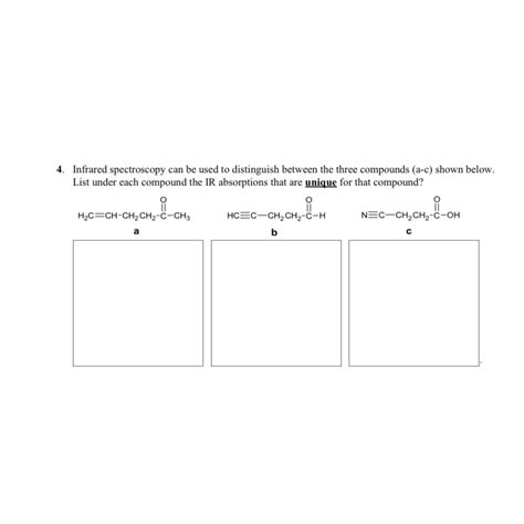Solved Infrared Spectroscopy Can Be Used To Distinguish Chegg