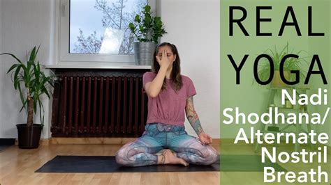 Pranayama Breath Technique Nadi Shodhana Alternate Nostril