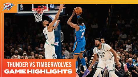 Okc Thunder Vs Minnesota Timberwolves Game Highlights January 29