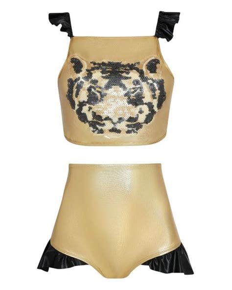 Brigitte Bardot Carnaval Bikini Set In Metallic Lyst UK