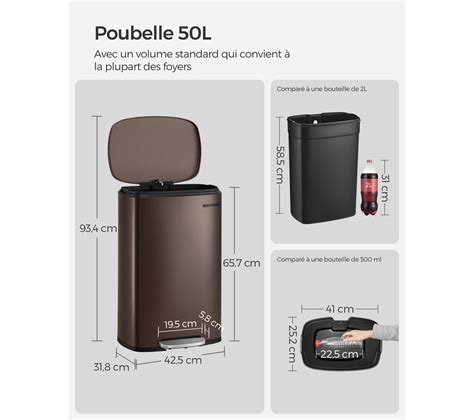 Poubelle Cuisine L Fermeture En Douceur Avec P Dale En Acier Seau