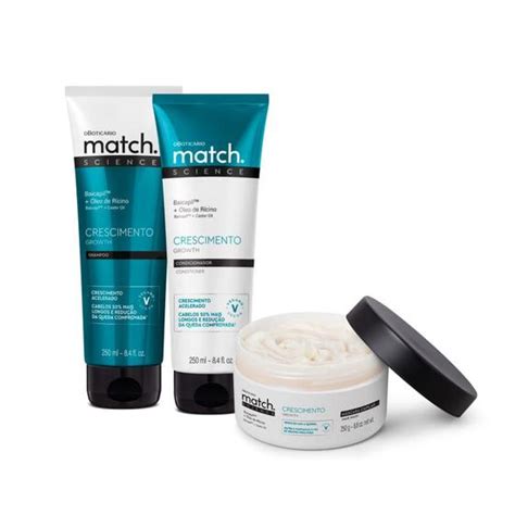 Combo Match Science Crescimento Shampoo Ml Condicionador Ml