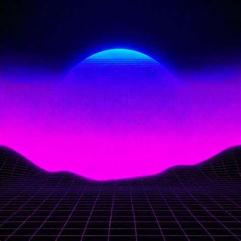 Premium Photo Synthwave Neon Retrowave Vaporwave Outrun Landscape