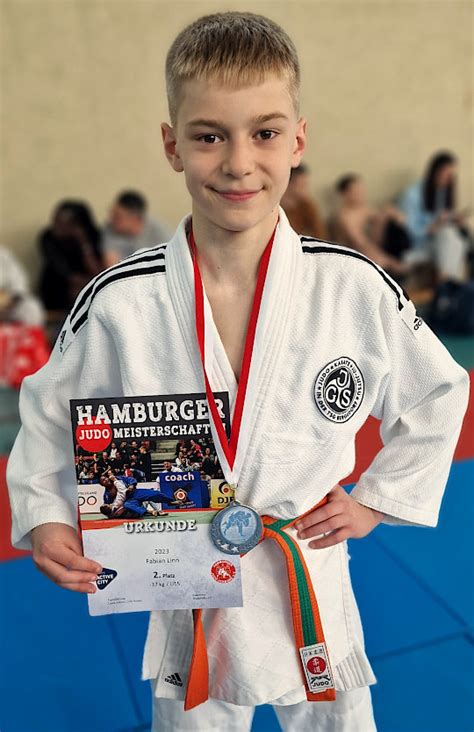 Fabian Ist Hamburger Judo Vizemeister Gymnasium Allerm He