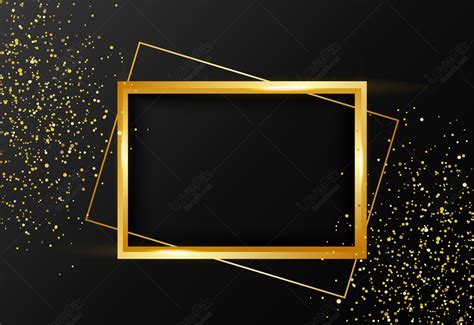 Cool Black Gold Gilded Border Background Download Free, 57% OFF
