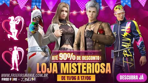 Loja Misteriosa Free Fire Junho Confira As Skins In Ditas At