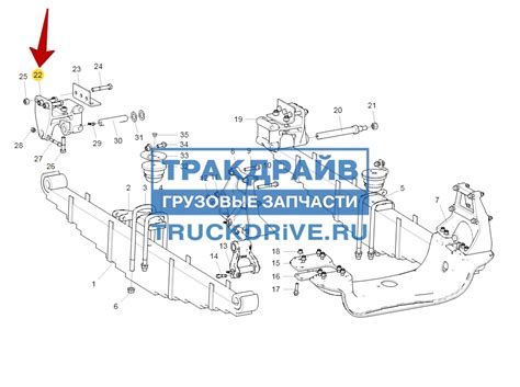 Кронштейн передний левый передней рессоры для самосвалов SITRAK и HOWO ...