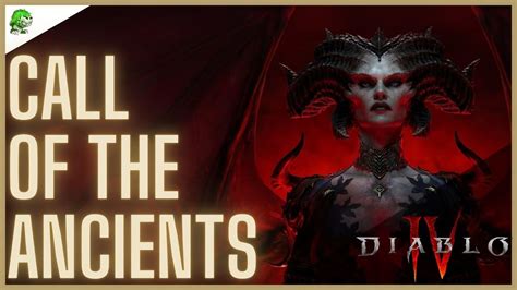 Diablo 4 Call Of The Ancients Youtube