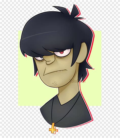 2 D Russel Hobbs Murdoc Niccals Noodle Gorillaz Autres 2d Anime Png