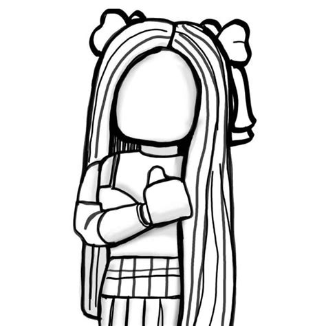 Roblox Coloring Pages Girl Cute