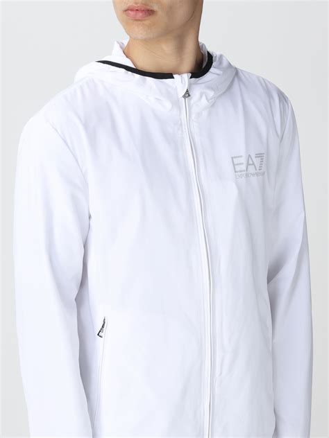 Ea7 Outlet: jacket for man - White | Ea7 jacket 8NPB04PNN7Z online on ...