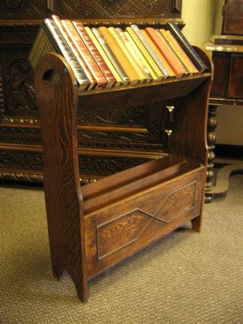 Oak Book Trough Magazine Rack Small Furniture Oak Fine Woodworking