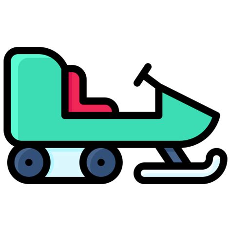 Snowmobile Generic Outline Color Icon