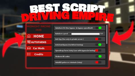 The BEST Driving Empire Script Autofarm 10M AN HOUR YouTube