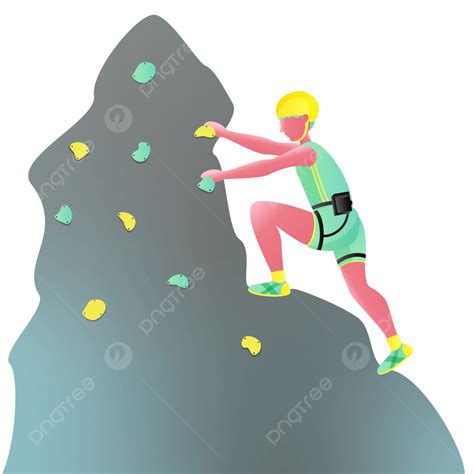 Indoor Rock Climbing Clip Art