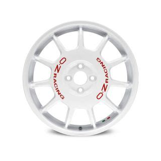 Abarth Fiat Alufelge Oz Leggenda X Race White Red Lettering Italo Welt