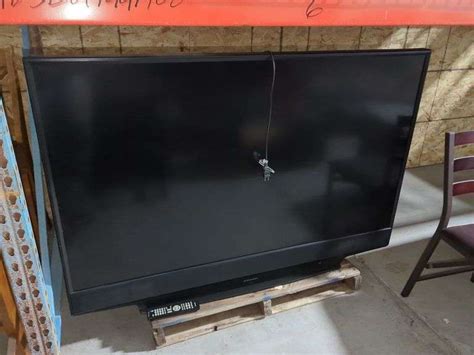 65 Mitsubishi Projection Tv With Remote Isabell Auction