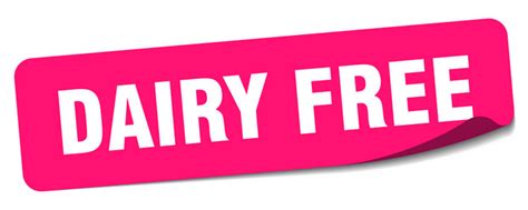 Dairy free sticker dairy free label Royalty Free Vector