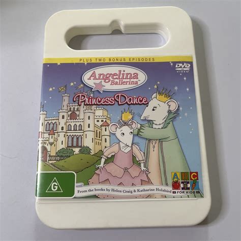 Angelina Ballerina Princess Dance Dvd 2001 Region 4 Retro Unit