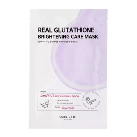 Some By Mi - Осветляющая тканевая маска для лица - Real Glutathione ...