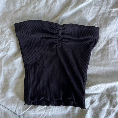 Nude Lucy Boob Tube Crop Size Small Depop