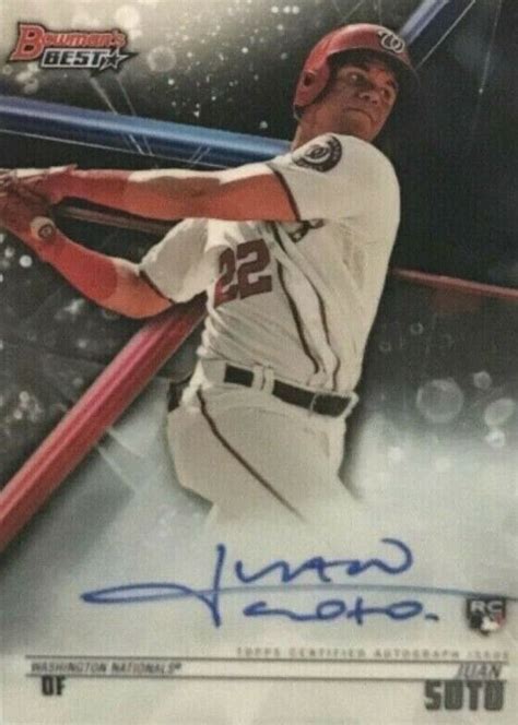 Juan Soto Bowman S Best B Jso Best Of Autographs Price