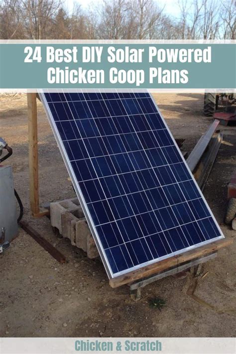 24 Best Diy Solar Powered Chicken Coop Plans