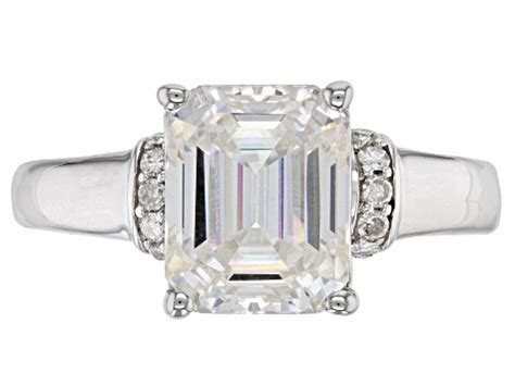 Moissanite Platineve Ring 3.38ctw DEW. - MOS927 | JTV.com